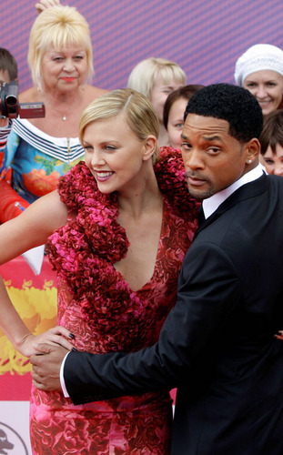  Will with Charlize at the Moscow Film Festival