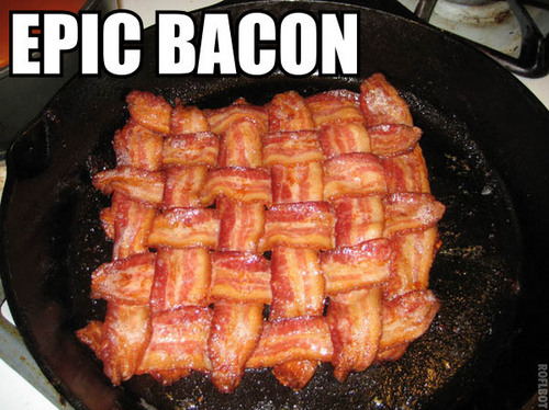  epic daging babi asap, bacon