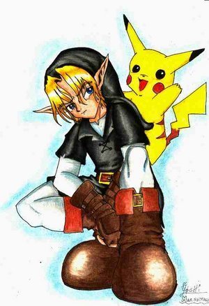  link and pikachu!:)