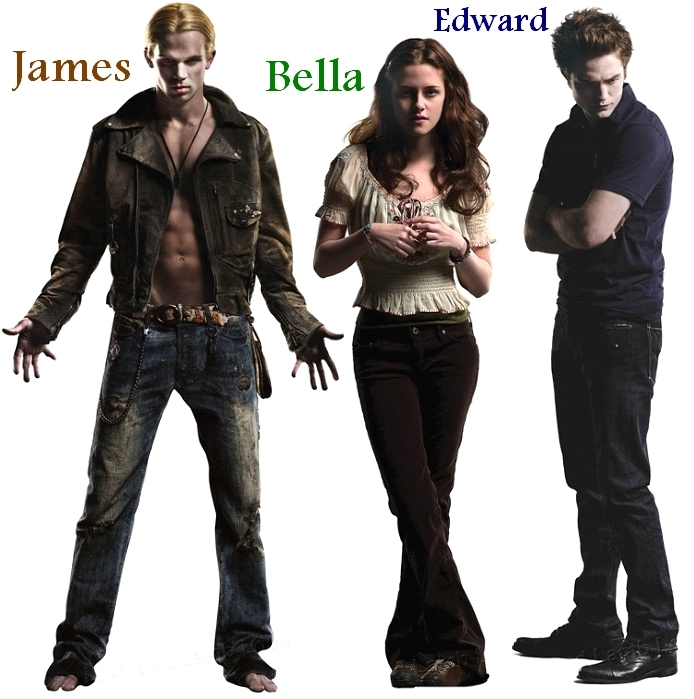 James, Bella, & Edward - Twilight Series Photo (3054231) - Fanpop