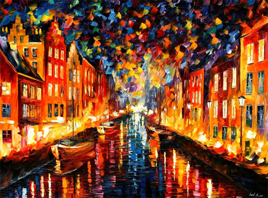 Painting of Nyhavn