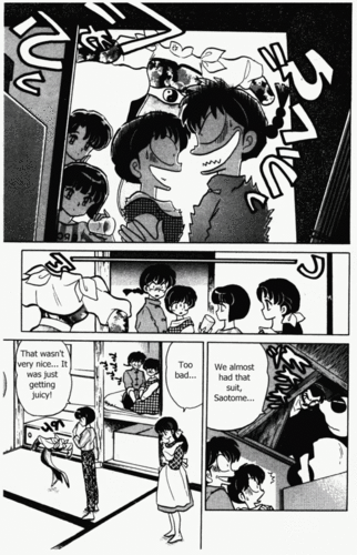  Ranma and Akane in the closet