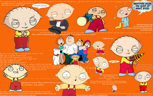  Stewie پیپر وال w/quotes