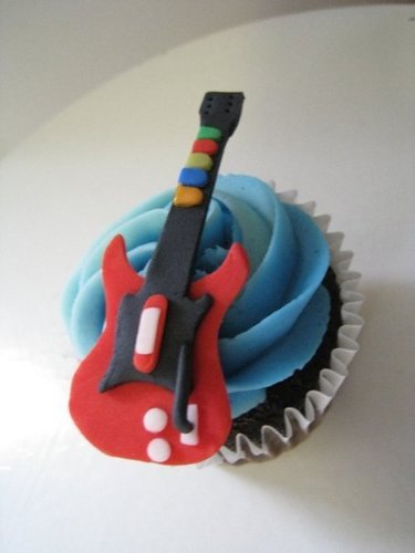 Guitar Hero Cupcake