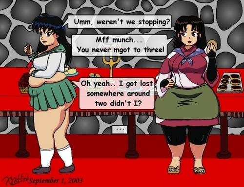  kagome get's..OBESE