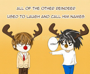  my christmas gift to you-death note christmas fanart