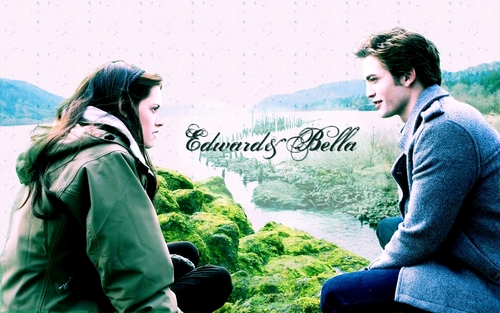  Bella&Edward karatasi la kupamba ukuta