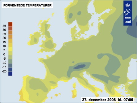 Europe weather dec 27th