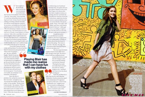  Leighton in Teen Vogue