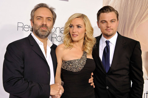 Sam Mendes,Kate and Leo at Revolutionary Road Premiere