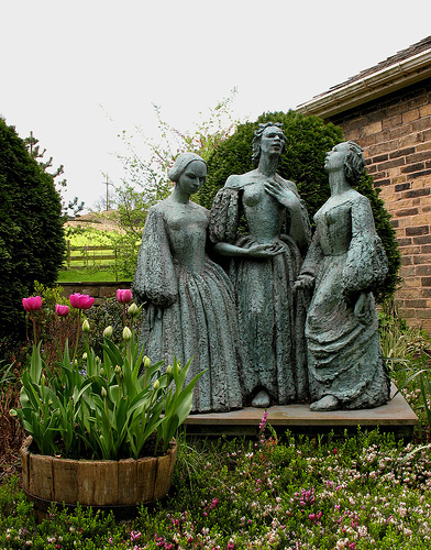  Statue of the Bronte Sisters