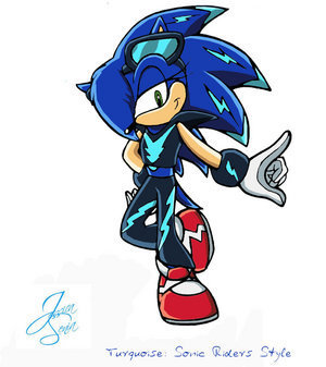  Turq!! Sonic Riders style :D