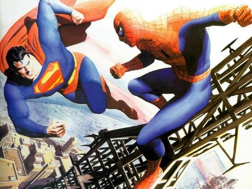  Superman vs spiderman