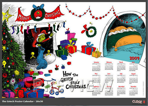  How The Grinch stal Christmas Calendar