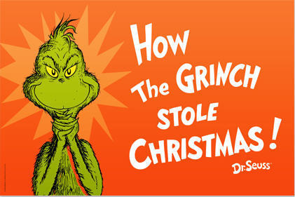  How The Grinch a volé, étole Christmas Poster