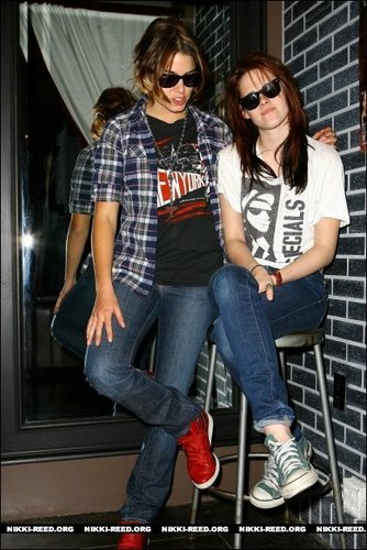  Kristen and Nikki in Affliction Store