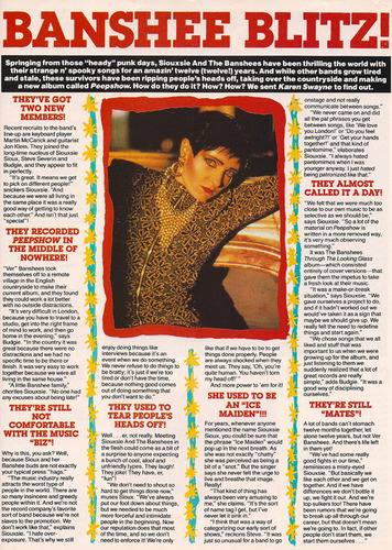  Siouxsie magazine Artikel