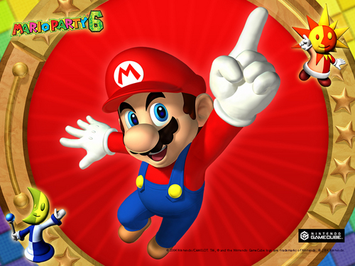  Mario Party 6 karatasi la kupamba ukuta