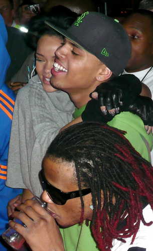  Rihanna and Chris