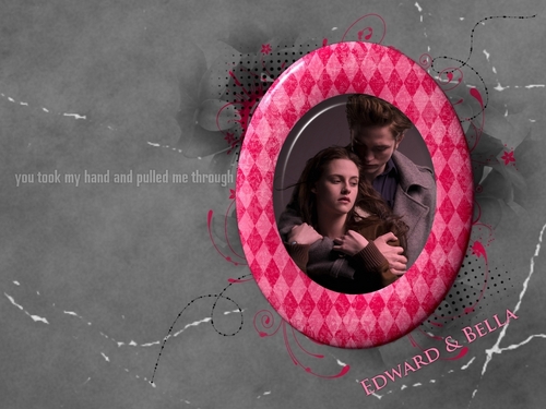  Edward & Bella fondo de pantalla