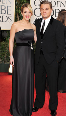  Kate & Leonardo @ The 2009 Golden Globe Awards