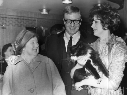  Michael Caine, His Mother and Sue Lloyd