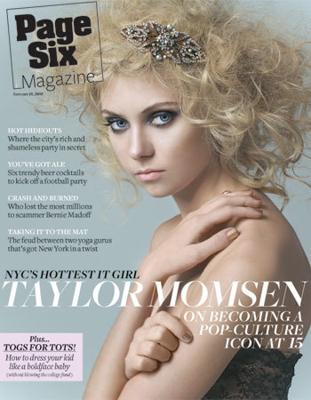  Taylor Momsen on the Cover of Page Six Magazine