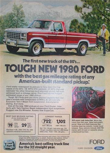  1980 Ford truck advertisement