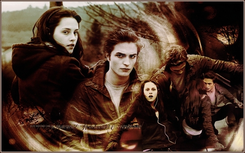  Edward & Bella 壁紙