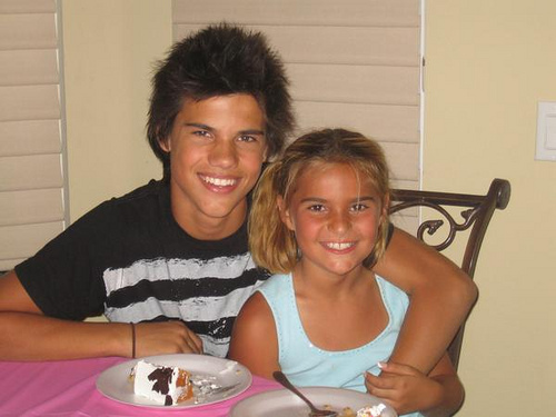  Taylor and his little sister!