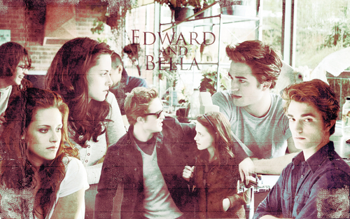  Edward & Bella kertas dinding
