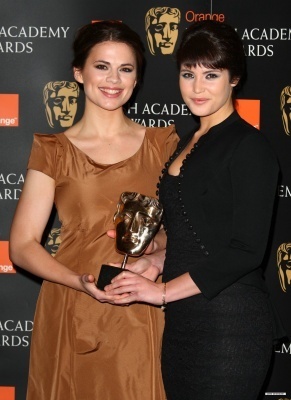  Gemma at the naranja British Academy Film Awards
