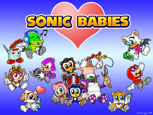  sonic and friends as babbys