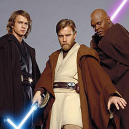 Anakin,Obi Wan and Mace Windu