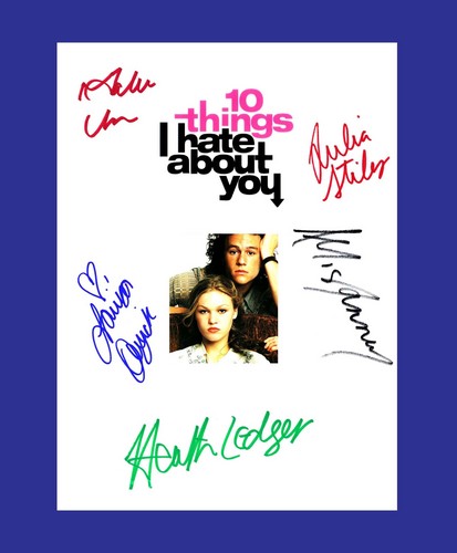  10 things i hate about आप (autographs)