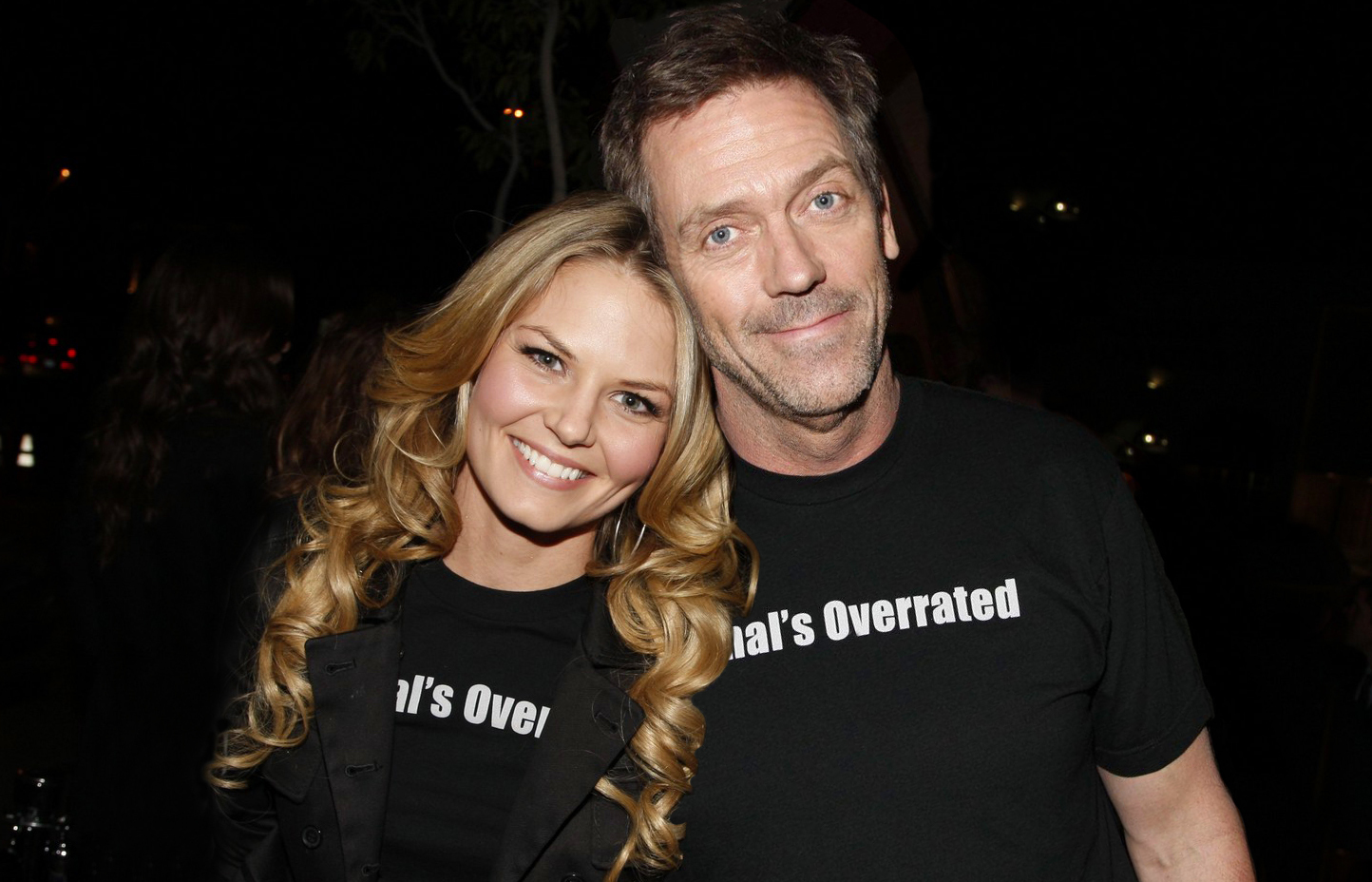 Jennifer Morrison and her House co-star Hugh Laurie