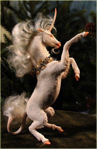 Unicorn Sculpture by Forest Rogers