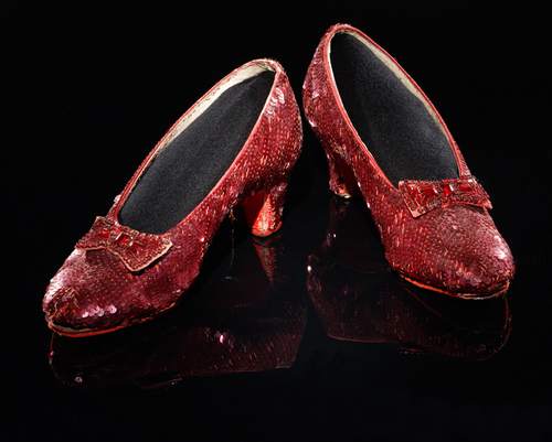  A pair of original ruby slippers