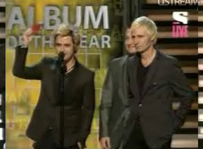 Green Day presenting @ the 2009 Grammy Awards