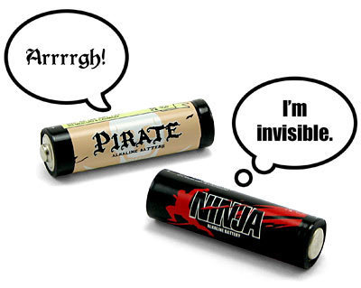  Ninja Pirate Batteries