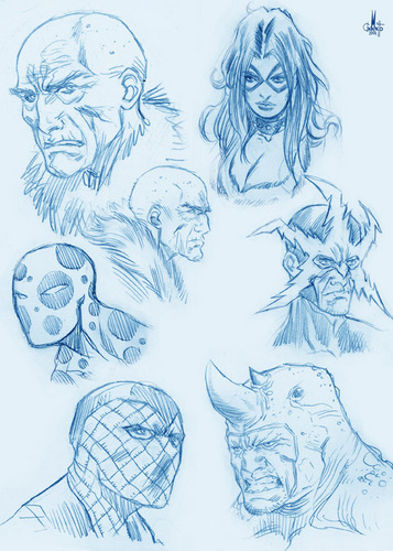  Villain sketches 2