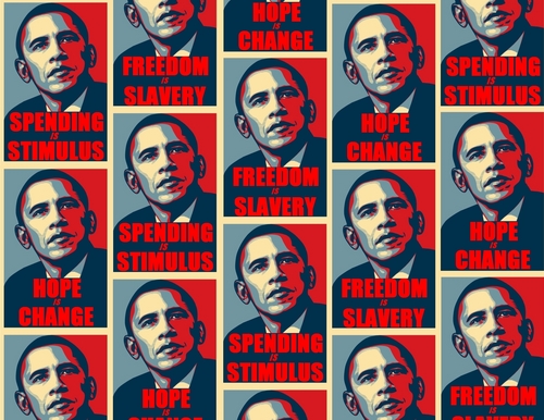 obama tiled wallpaper