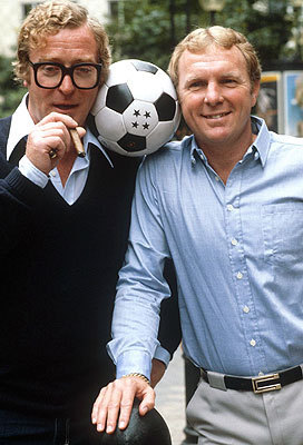  Michael Caine and Bobby Moore