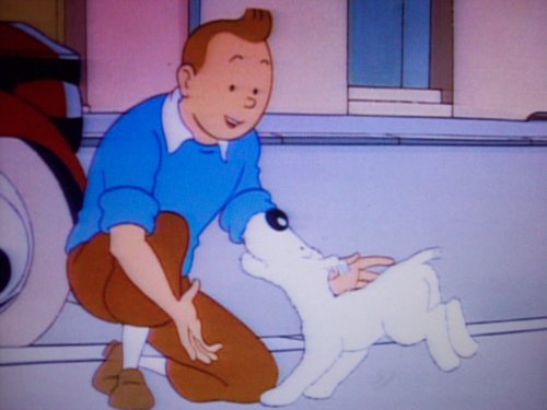 Tintin and Snowy