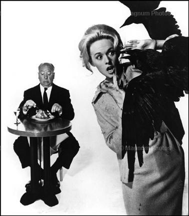  Tippi Hedren and Alfred Hitchcock