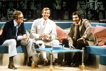  Michael, Roger Moore and Burt Reynolds