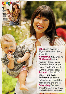  Milla & Ever in US Weekly