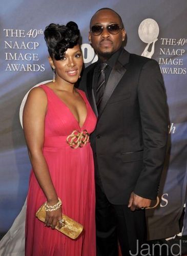 Omar Epps and his wife Keisha Spivey @ the 2009 NAACP Awards