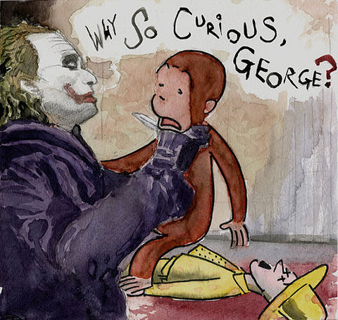  The Joker and Curious George