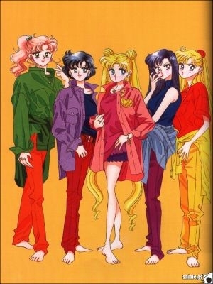  Usagi,Rei,Ami,Makoto,Minako